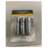 Defiant 300 Lumens Aluminum Flashlight (3-Pack)