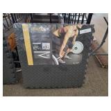 Cap Barbell Anti-Microbial Puzzle Gym Floor Mat - Black 6pc