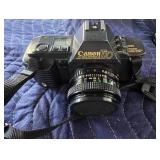 Canon T70 and Canon zoom lens 75-200mm