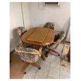Dining Table w/ Extension and 4 Chairs