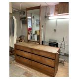 Dillingham 6 Drawer Dresser with Offset Mirror