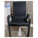 Lot of 2-StyleWell Sling Stack Outdoor Dining Chair