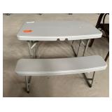 Gray Picnic Table