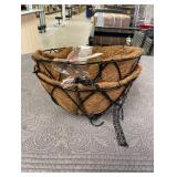 12 in. Steel Devon Hanging Basket with AquaSav Coconut Liner