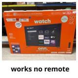Onn TV 50 4K Smart TV