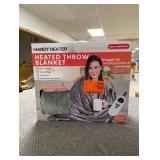 HANDY HEATER 50 in. x 60 in. Heated Throw Blanket