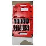 Milwaukee Electric - 12PC IMP Duty 3/8DR SAE DP 6-PT Socket Set