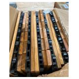 12 in. x 12 in. Acacia Wood Interlocking Flooring Deck Tile 