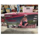 Hyper Blush Retro Scooter 24 Volt Battery Powered Electric Scooter