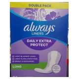 Always Daily Extra Protect Liners Double Pack