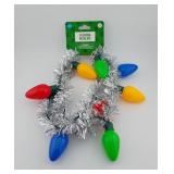 LED Flashing Christmas Light Necklace
