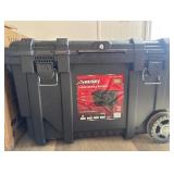 23 in. Black Heavy Duty Large Rolling Toolbox