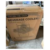 15 in. Single Zone 6-Wine Bottles and 24-Cans Beverage and Wine Cooler