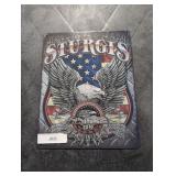 Crystal Art Times 12'x15' Sturgis Eagle Metal Sign