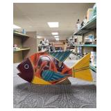 Hand Painted Wooden Fish