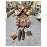 Black forest wooden cuckoo clock from West Germany