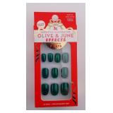 Olive & June Emerald Chrome Press-On Nails