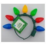 LED Light Up Flashing Christmas Headband