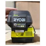 RYOBI 40V Lithium-Ion 4.0 Ah Battery and Fast Charger Kit