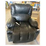Power lift chair with heat and massage