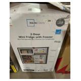 Mainstays 3.2 Cu Ft 2-Door Compact Refrigerator with Freezer