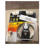 Master Lock 3-3/32 in. H X 1-13/64 in. W X 3-1/8 in. L Steel Ball Bearing Locking Shrouded Padlock