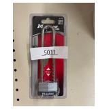 Master Lock 1-3/4 in. W Steel Warded Locking Warded Padlock