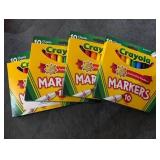 Crayola Classic Assorted Broad Tip Markers 10 pk