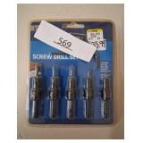 Century Drill & Tool Assorted High Speed Steel Taper Countersink Set 5 pc