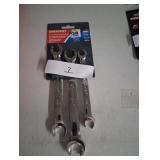 Crescent SAE Flare Nut Wrench Set 7.7 in. L 3 pk