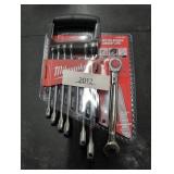 Milwaukee Metric Ratcheting Combination Wrench Set