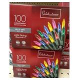 Celebrations Red Incandescent Mini Multicolored 100 ct String Christmas Lights
