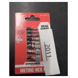 Milwaukee Shockwave Hex 1 in. L Impact Insert Bit Set Steel 8 pc