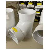Tigre 36-721 PVC Pipe Sewer And Drain Sanitary Tee, 4 In.