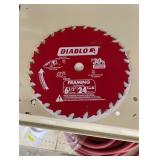 Diablo Tracking Point 6-1/2 in. D X 5/8 in. TiCo Hi-Density Carbide Framing Blade 24 teeth 1 pk