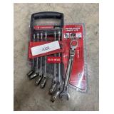 Milwaukee Metric Ratcheting Flex Head Combination Wrench Set 7 pc