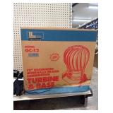 12' galvanized internally braced combination turbine & base