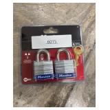 Master Lock 1-5/16 in. H X 1-9/16 in. W Laminated Steel Double Locking Exterior Padlock