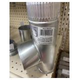 Deflect-O Jordan 5 in. L X 4 in. D Silver Aluminum Offset Dryer Connector