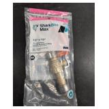 SharkBite 1/2 in. Brass Push Fit Slip Ball Valve Full Port Lever For Potable Water