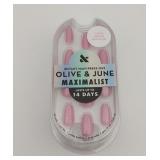 Olive & June Press-on Fake Nails - Rose Velvet - 42ct: Gloss Finish