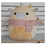 Squishmallow 16 Inch Buck Cream Dragon Plaid Scarf Christmas 2025