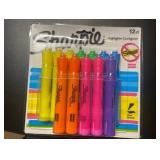 Sharpie 12pk Highlighters Smear Guard Chisel Tip 