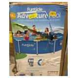 Funsicle 14ft Adventure Above Ground Metal Frame Swimming Pool