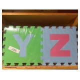 Alphabet foam tiles