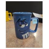 Blue M & M cup