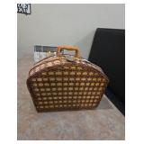Wicker picnic basket