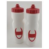 Quench Squeeze Bottle 24 Oz Leak-Proof with One-Way Valve x2