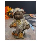 Bear in Mummy costume figure