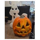 Light up ghost pumpkin candy